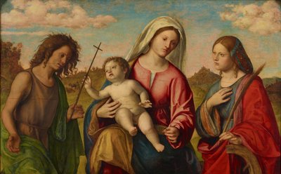 Virgin and Child with St. Catherine and St. John the Baptist, ca. 1515 by Giovanni Battista Cima da Conegliano
